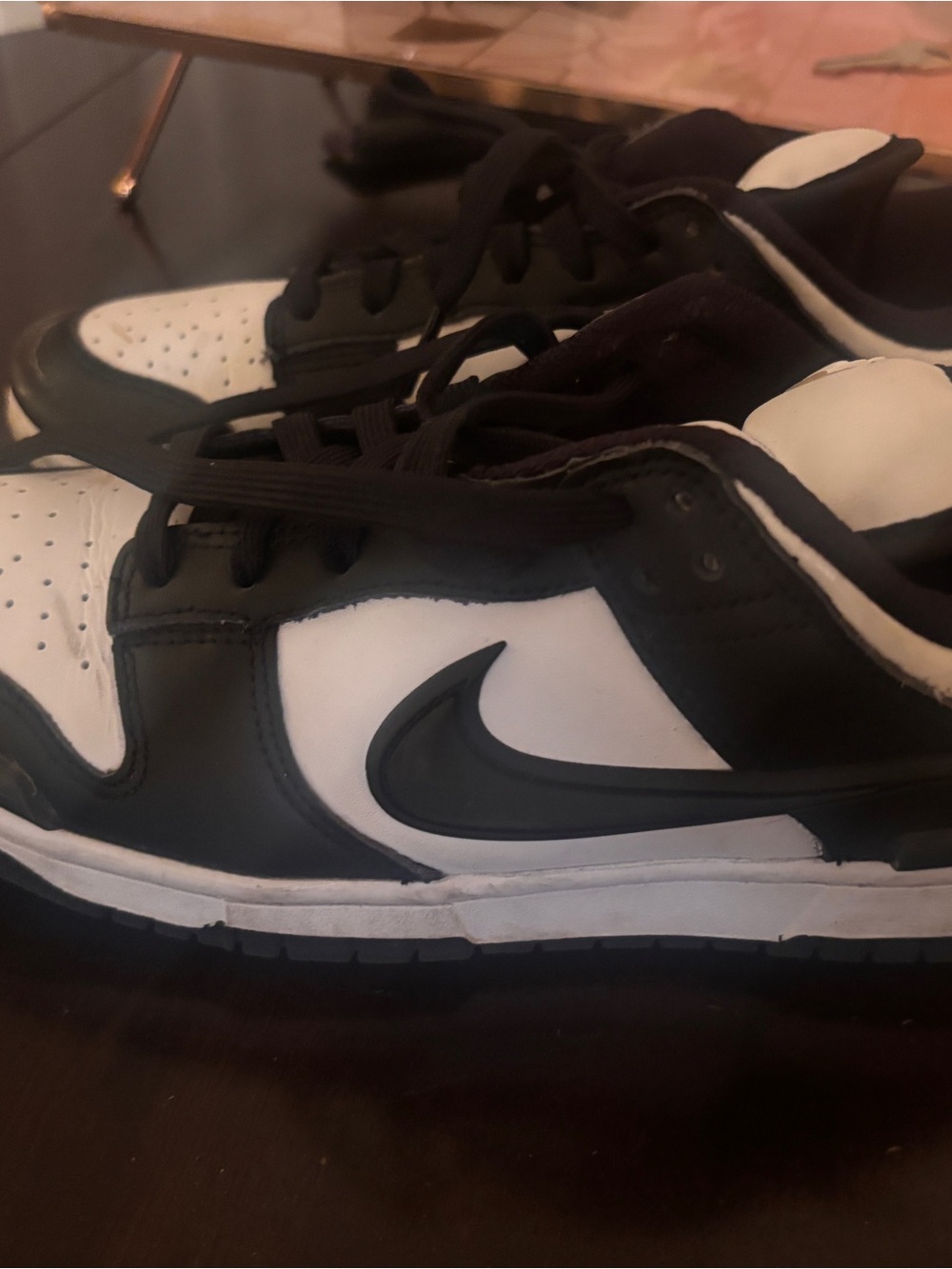 Nike Dunk Black Sneakers- Size 8